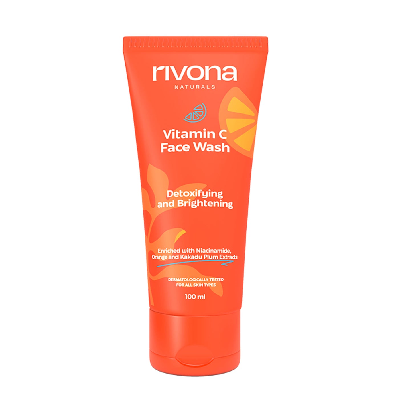 Rivona Naturals Vitamin C Face Wash With Niacinamide For Brightening And Glowing Skin