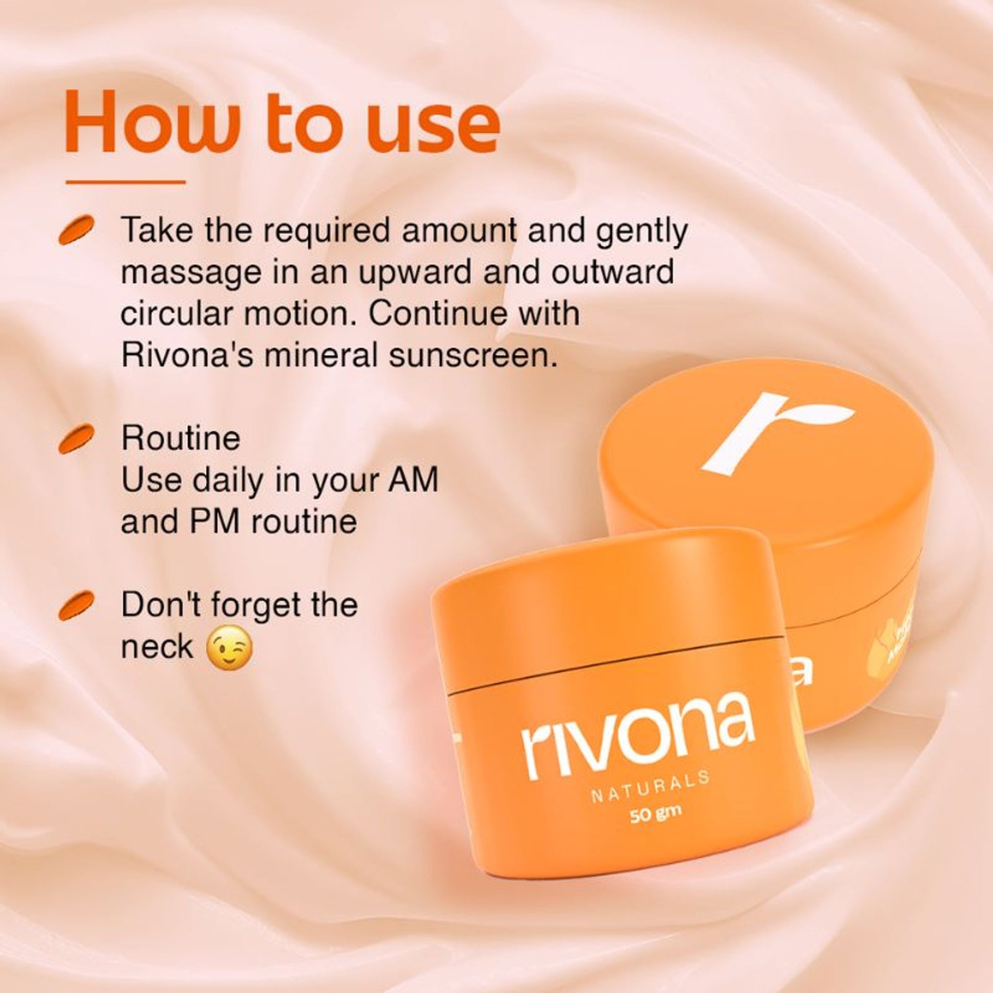 Rivona Naturals Honey And Saffron Face Moisturizing Cream For Bright Glowing Skin, Fades Dark Spots