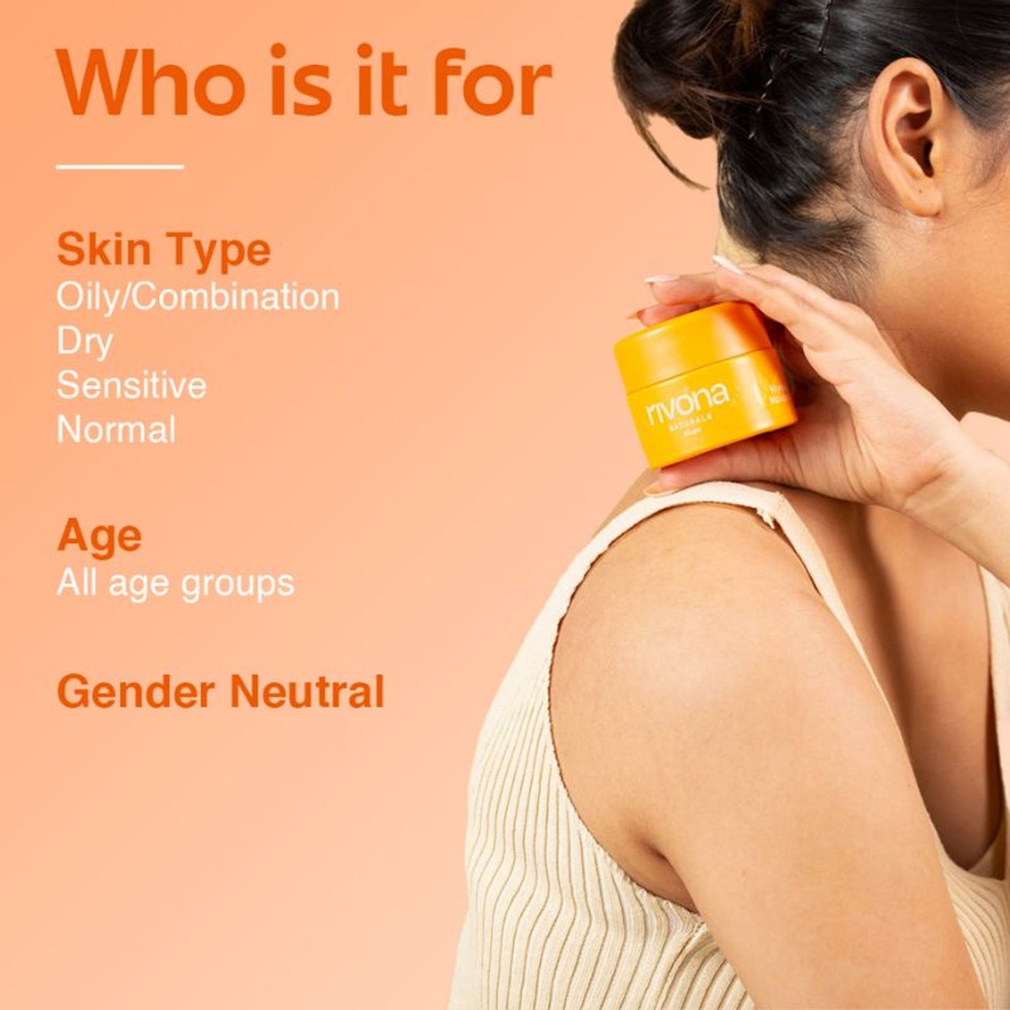 Rivona Naturals Honey And Saffron Face Moisturizing Cream For Bright Glowing Skin, Fades Dark Spots