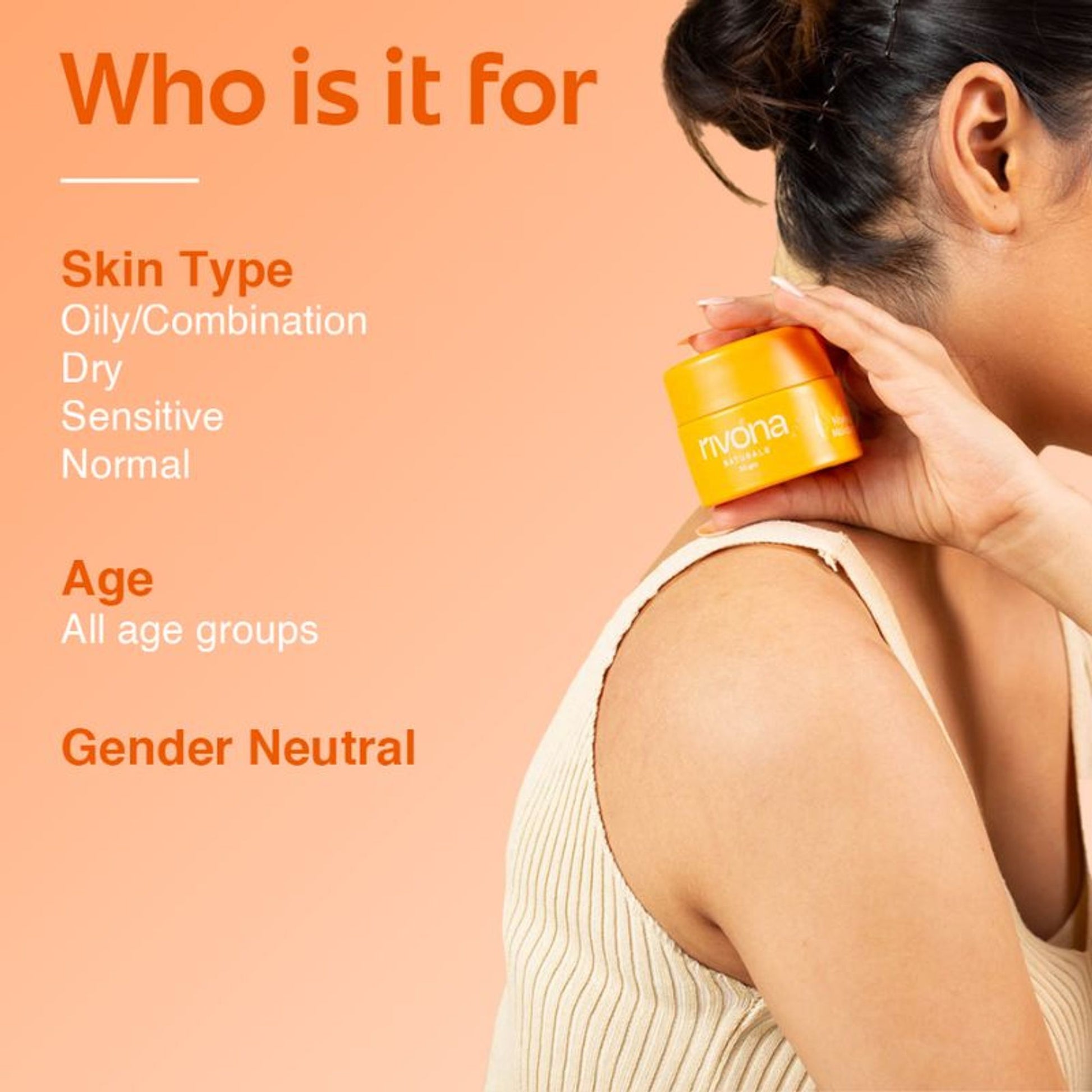 Rivona Naturals Honey And Saffron Face Moisturizing Cream For Bright Glowing Skin, Fades Dark Spots