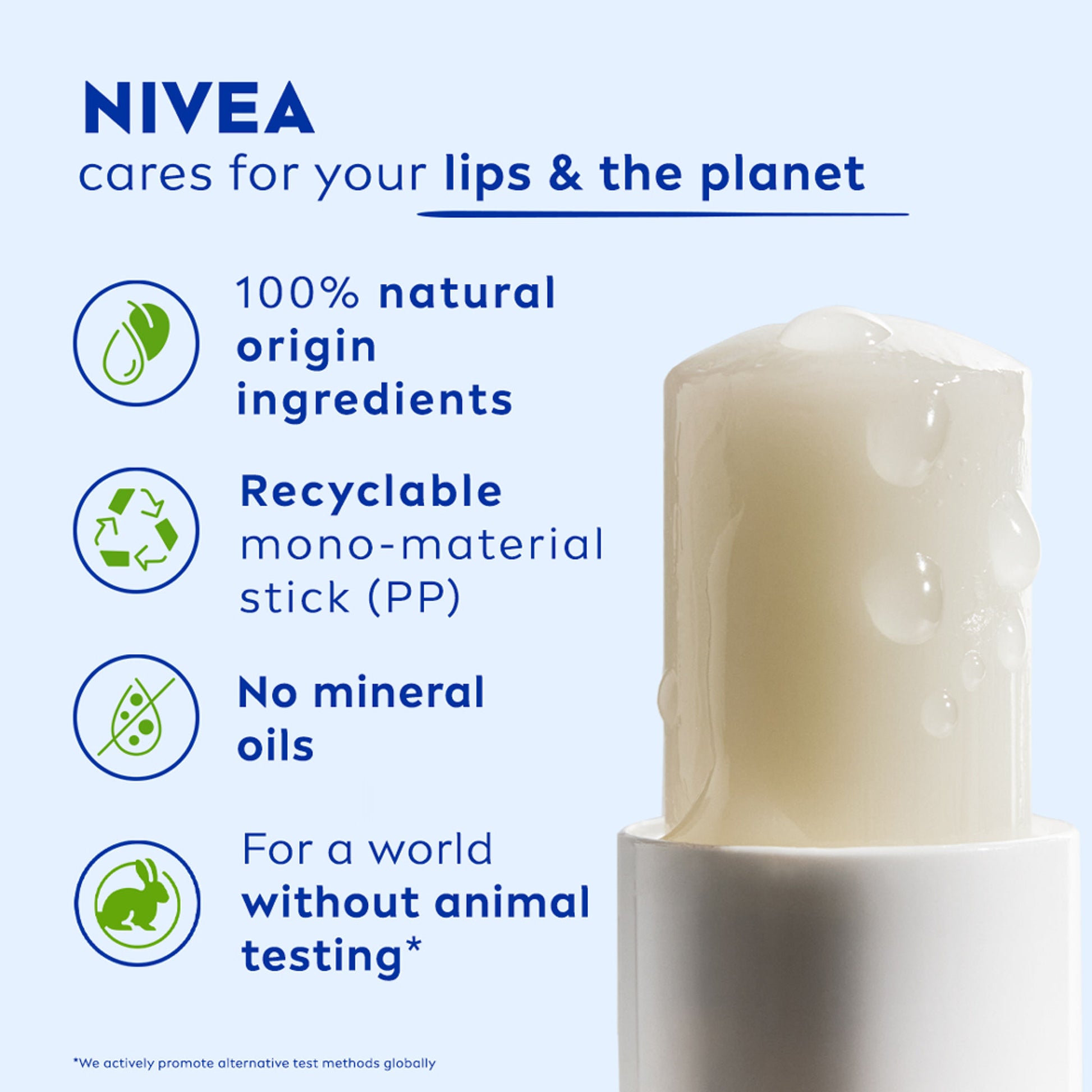 NIVEA Shea butter Lip Balm with Natural oils & 24H melt-in moisture-Original care
