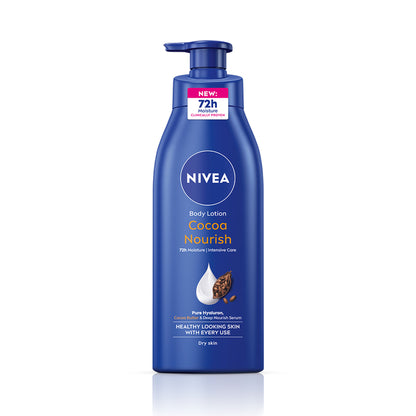 NIVEA 48H Deep Moisture Care Cocoa Butter & Vit E Body Lotion For Very Dry Skin