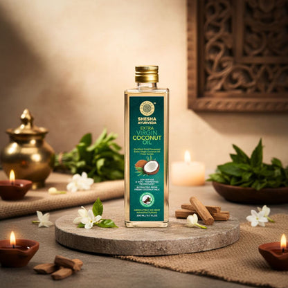 Shesha Ayurveda Extra Virgin Coconut Oil From Kerala