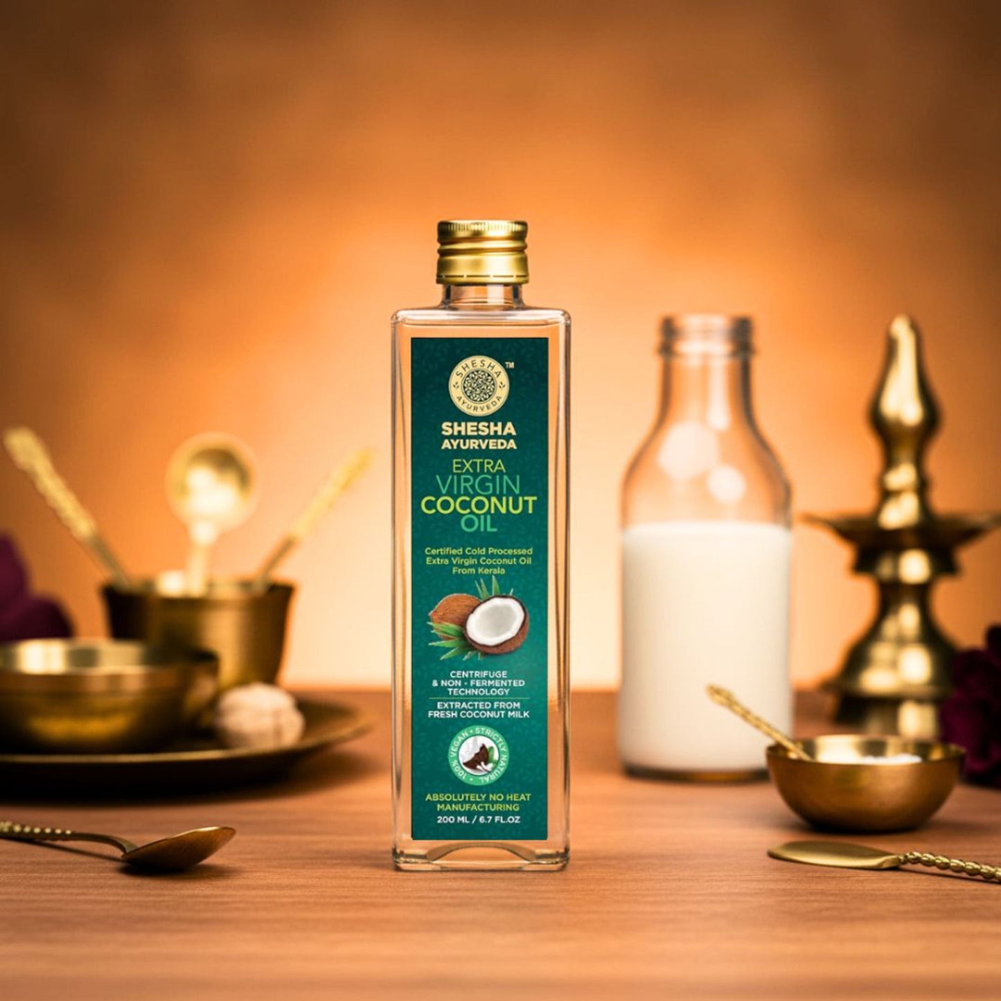 Shesha Ayurveda Extra Virgin Coconut Oil From Kerala