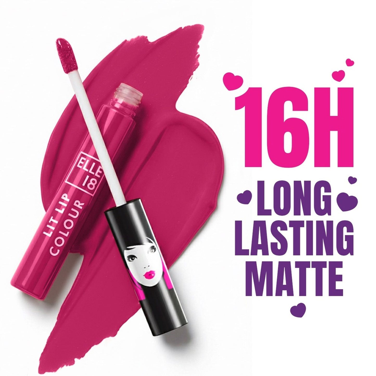 Elle 18 Liquid Lip Color - Barn Red