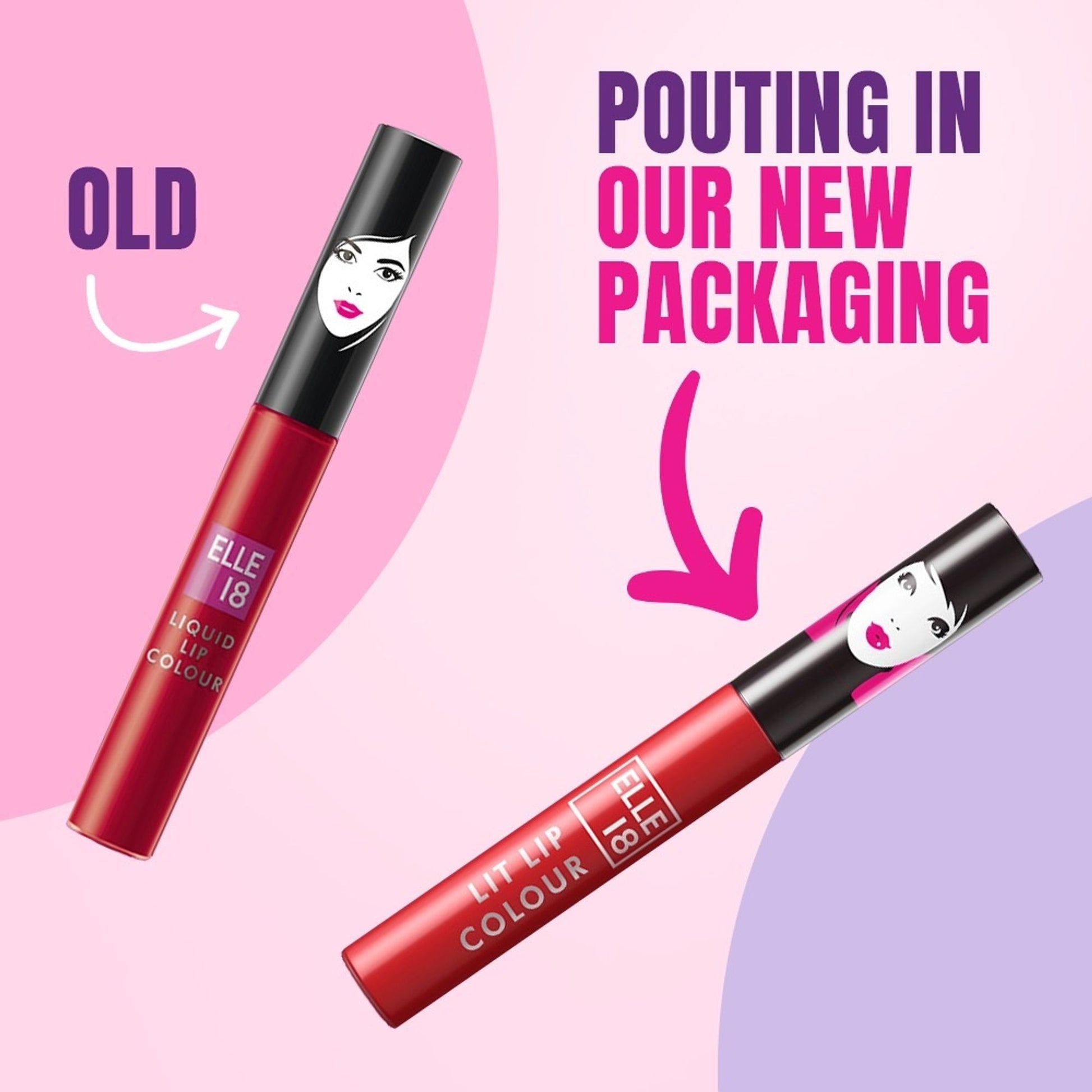 Elle 18 Liquid Lip Color - Rhubarb Red