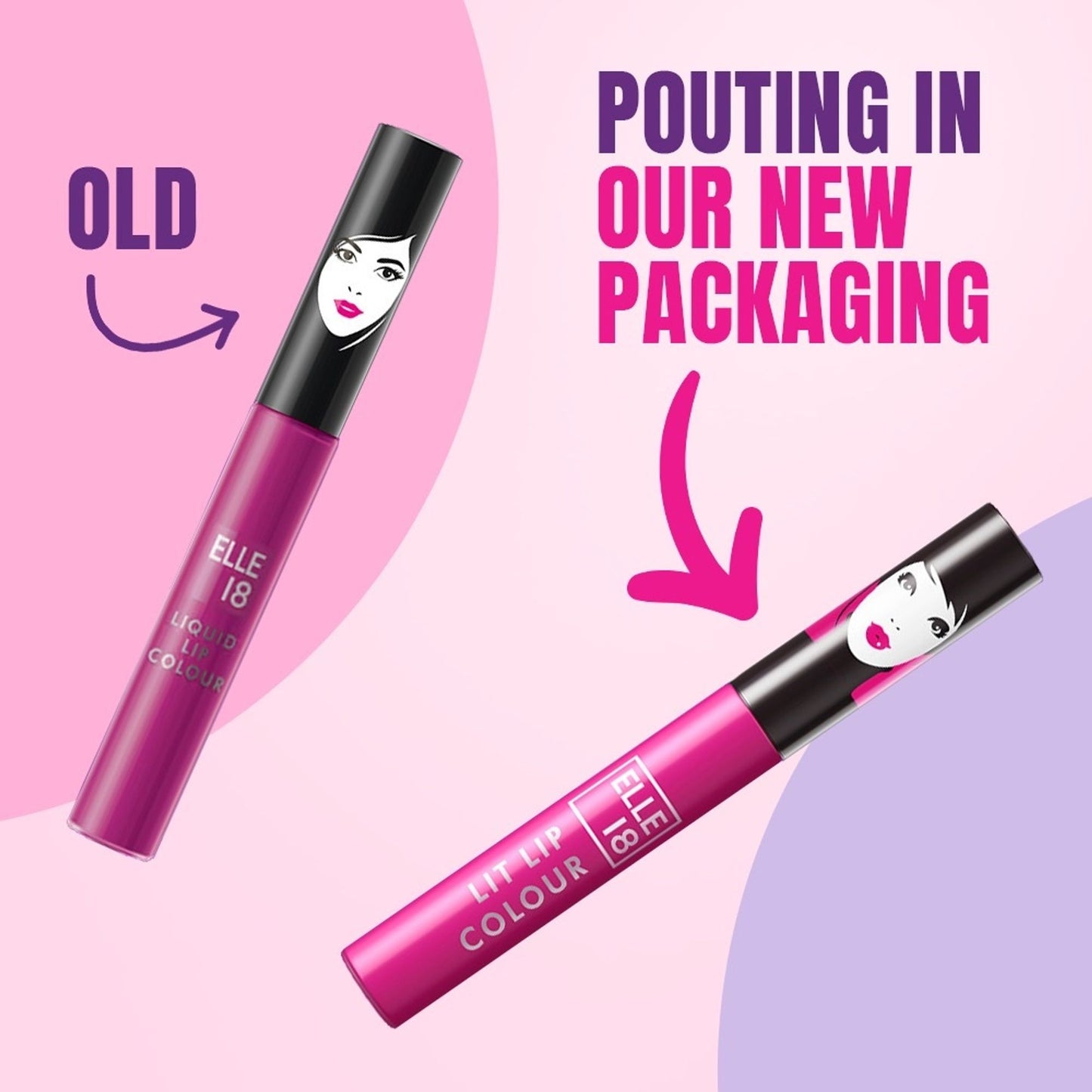 Elle 18 Liquid Lip Color - Pink Pout