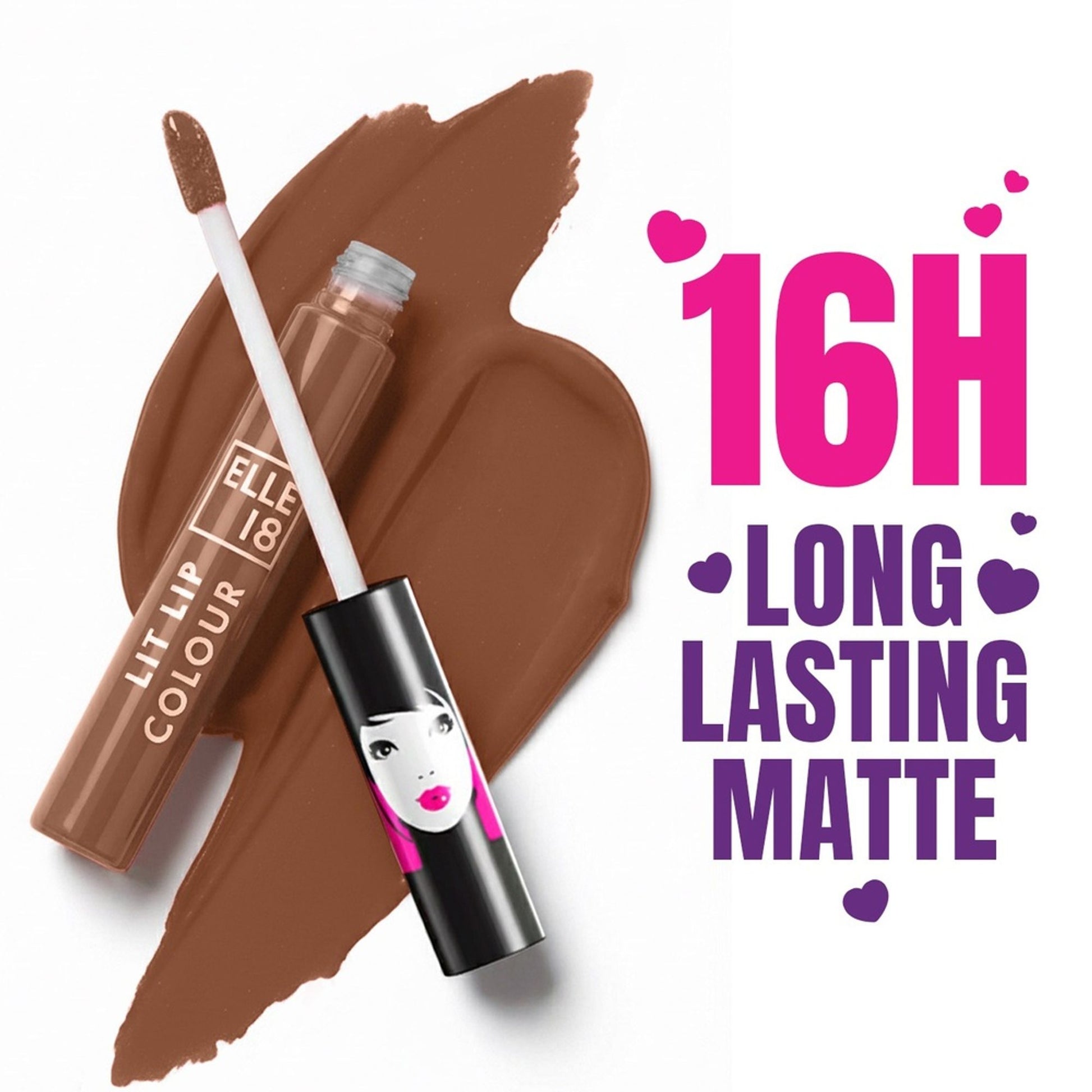 Elle 18 Liquid Lip Color - Brown Break