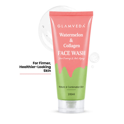Glamveda Watermelon & Collagen Skin Firming & Anti Aging Face Wash