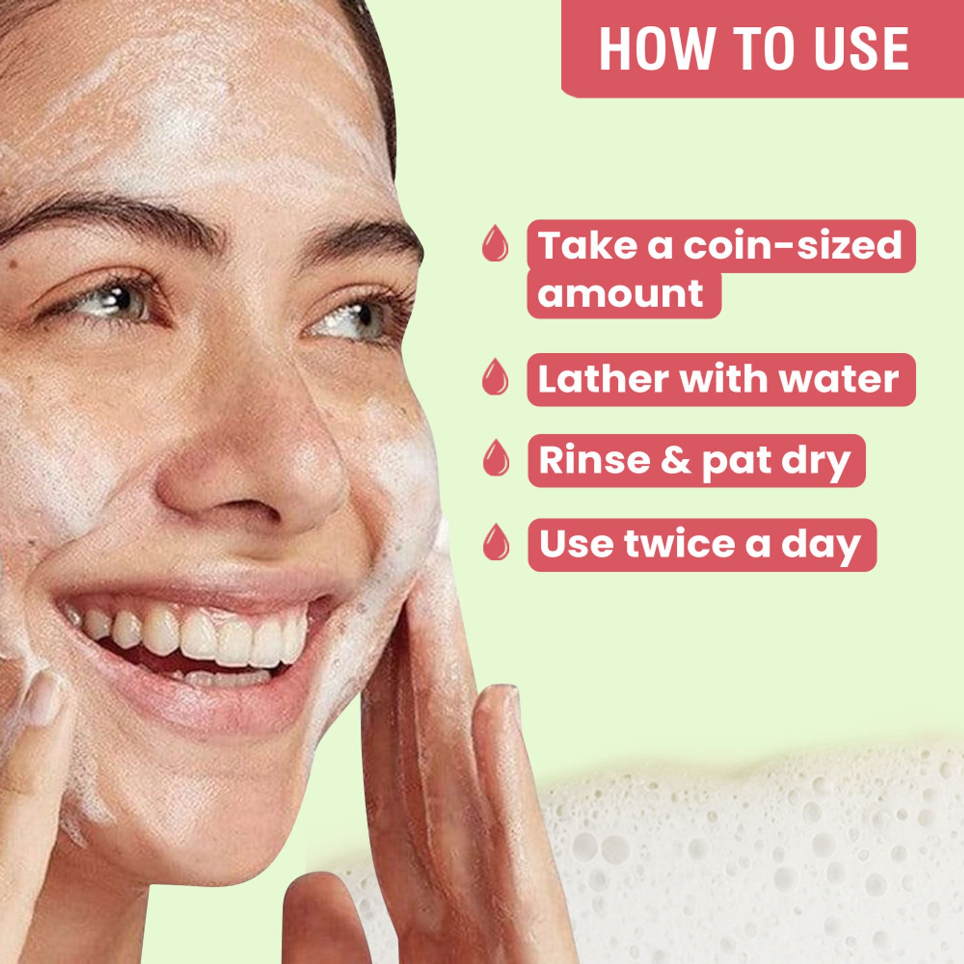 Glamveda Watermelon & Collagen Skin Firming & Anti Aging Face Wash