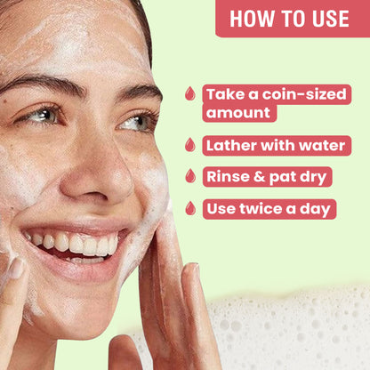 Glamveda Watermelon & Collagen Skin Firming & Anti Aging Face Wash