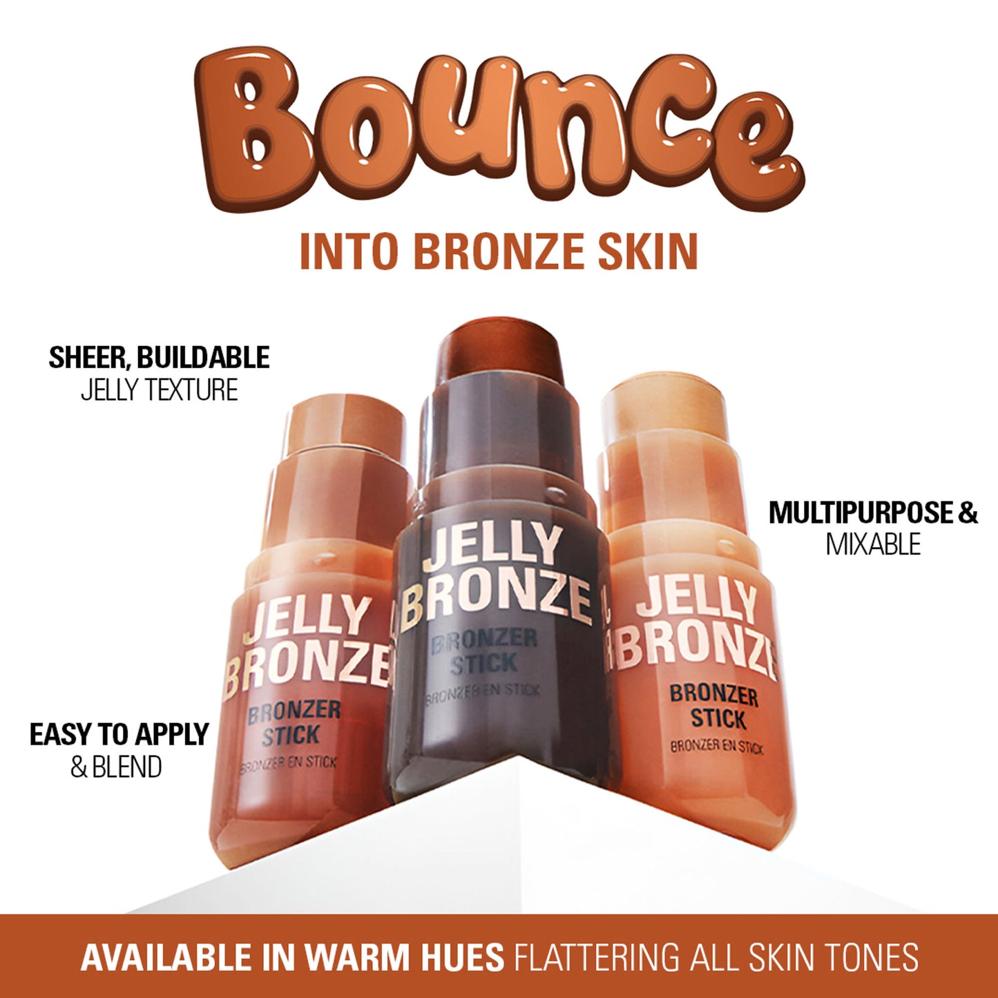 Makeup Revolution Jelly Bronzer Tint - Medium Sunset