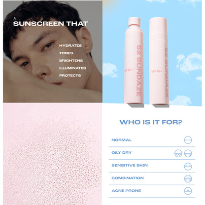 52 Sundaze SPF 50+ Rose Water Sun Mist