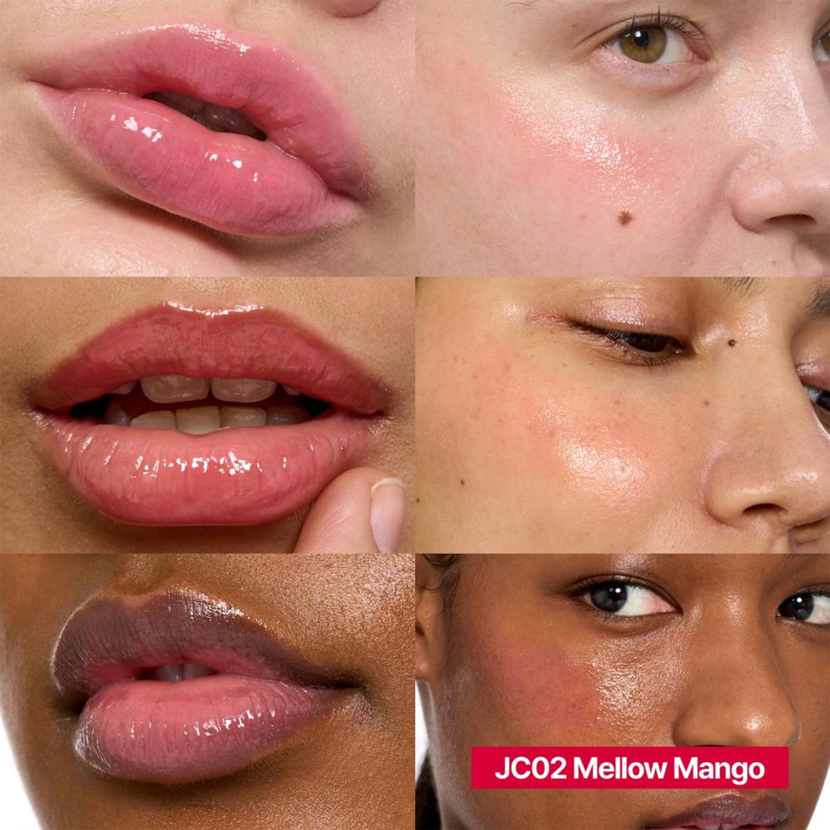 fwee Lip&Cheek Glowy Jelly Pot in Mellow Mango, a Korean multi-use dewy lip and cheek tint balm with a vibrant mango shade
