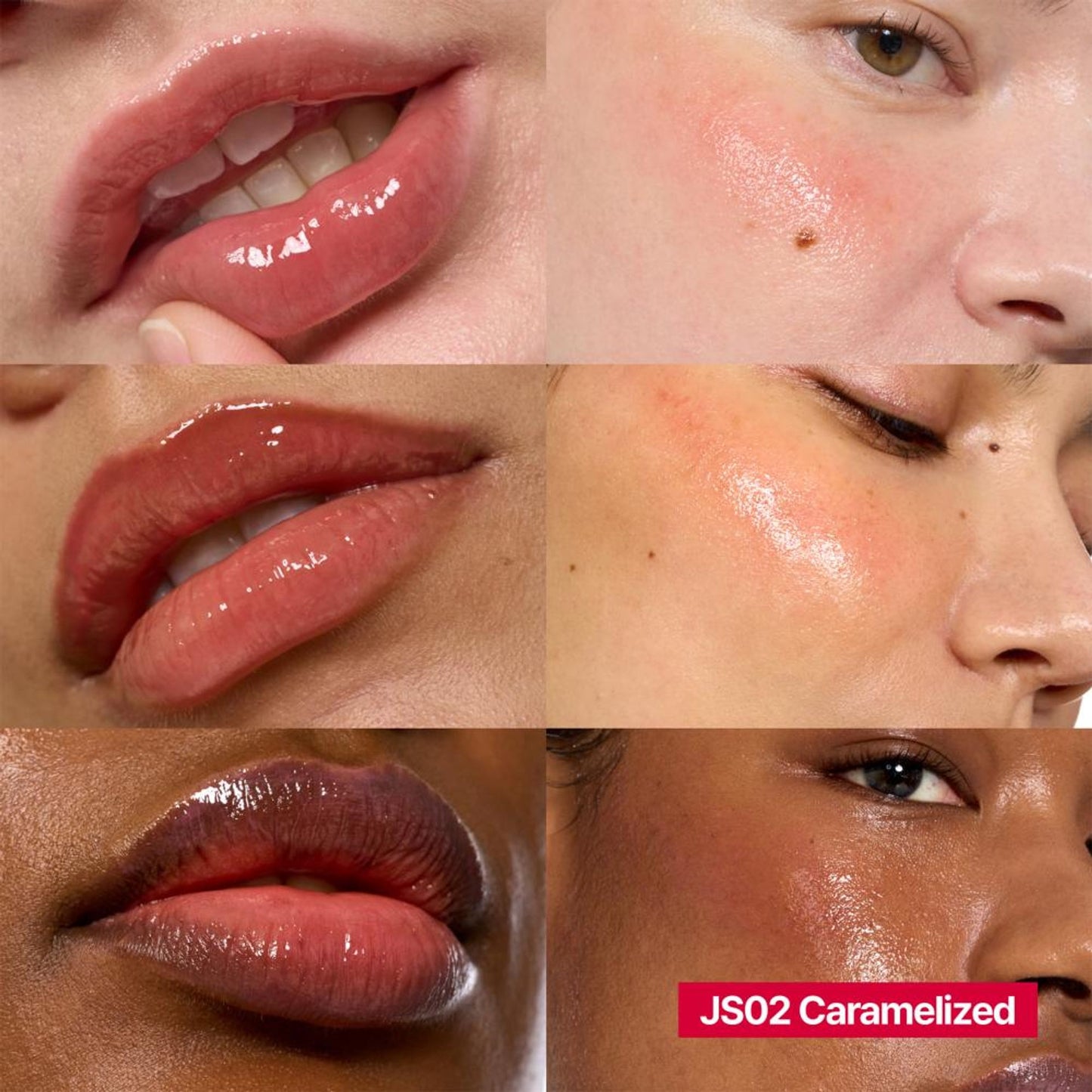 fwee Lip&Cheek Glowy Jelly Pot - Korean Multi-Use Dewy Lip & Cheek Tint Balm - Caramelized