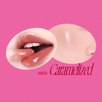 fwee Lip&Cheek Glowy Jelly Pot - Korean Multi-Use Dewy Lip & Cheek Tint Balm - Caramelized