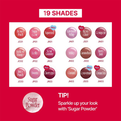 fwee Lip&Cheek Glowy Jelly Pot - Korean Multi-Use Dewy Lip & Cheek Tint Balm - Caramelized