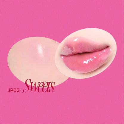 fwee Lip&Cheek Glowy Jelly Pot with pink and coral shades, Korean multi-use dewy lip and cheek tint balm in Sweets color