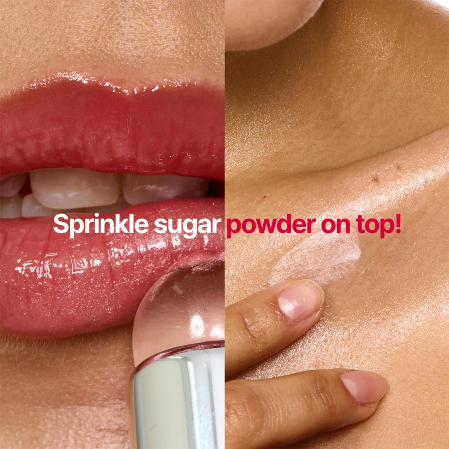 fwee Lip&Cheek Glowy Jelly Pot - Korean Multi-Use Dewy Lip & Cheek Tint Balm - Sugar Powder