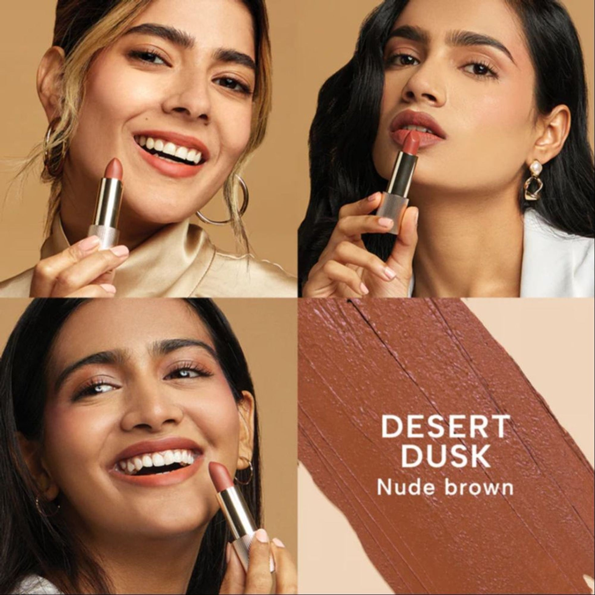 Ras Luxury Oils Lumiere Satin Matte Lipstick - Desert Dusk