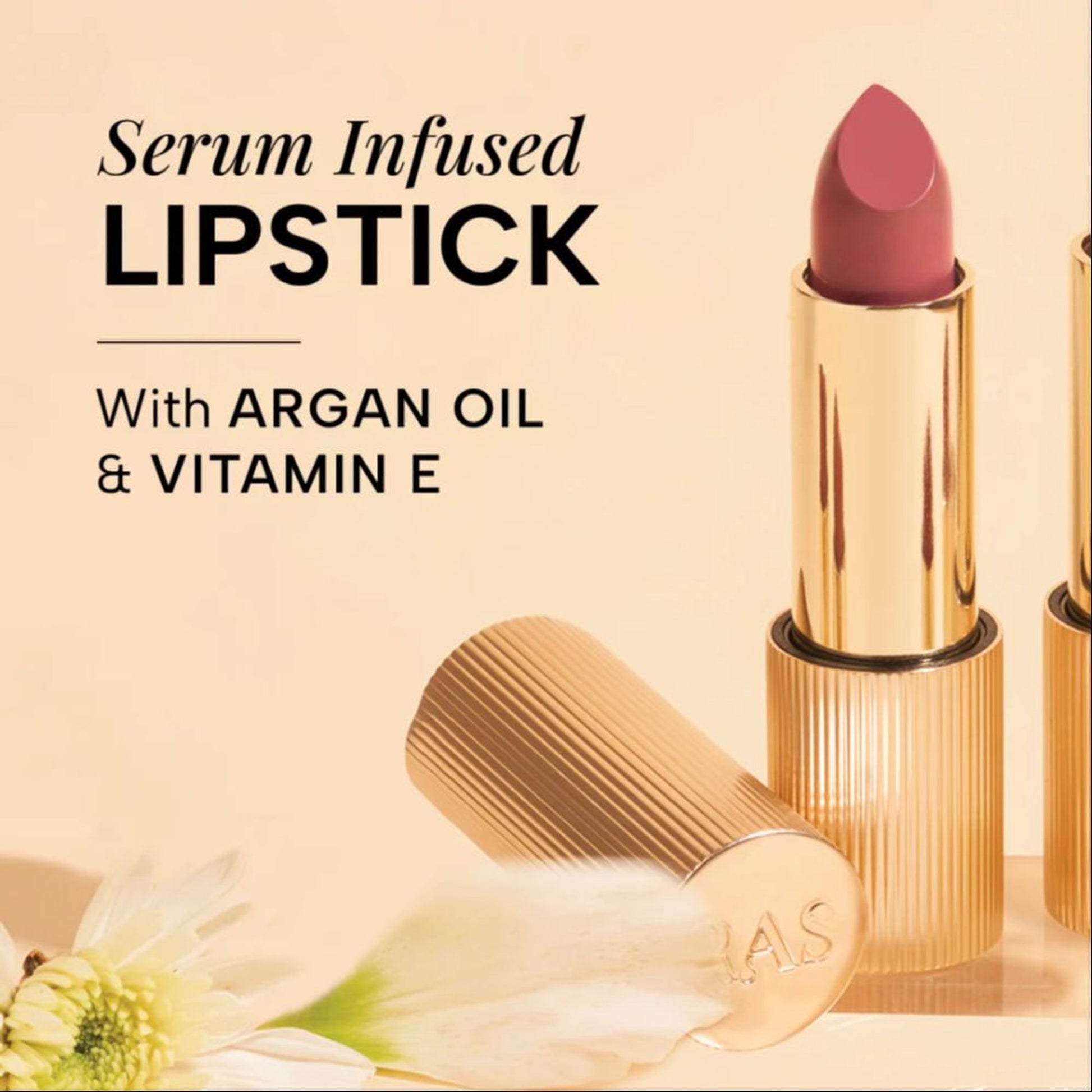 Ras Luxury Oils Lumiere Satin Matte Lipstick - Champagne Blush