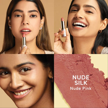 Ras Luxury Oils Lumiere Satin Matte Lipstick - Nude Silk