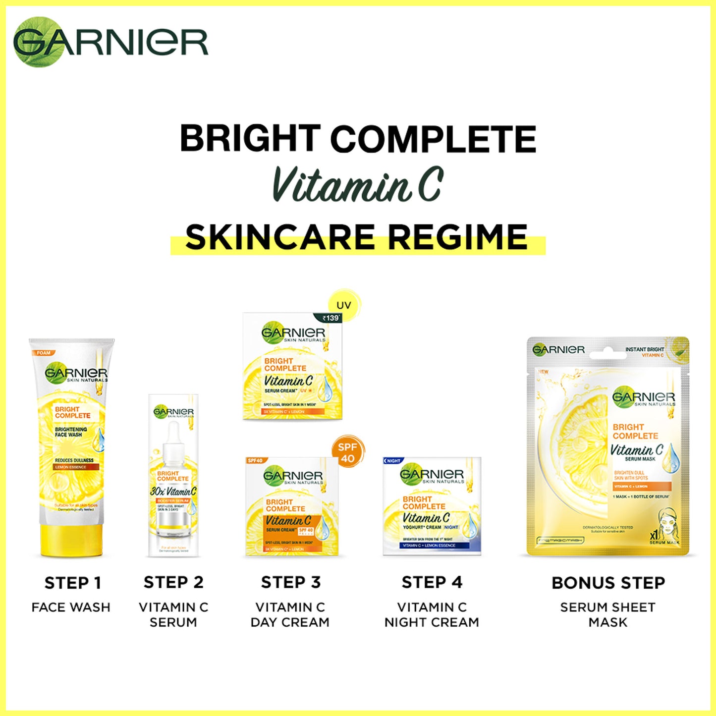 Garnier Skin Naturals Light Complete Night Cream