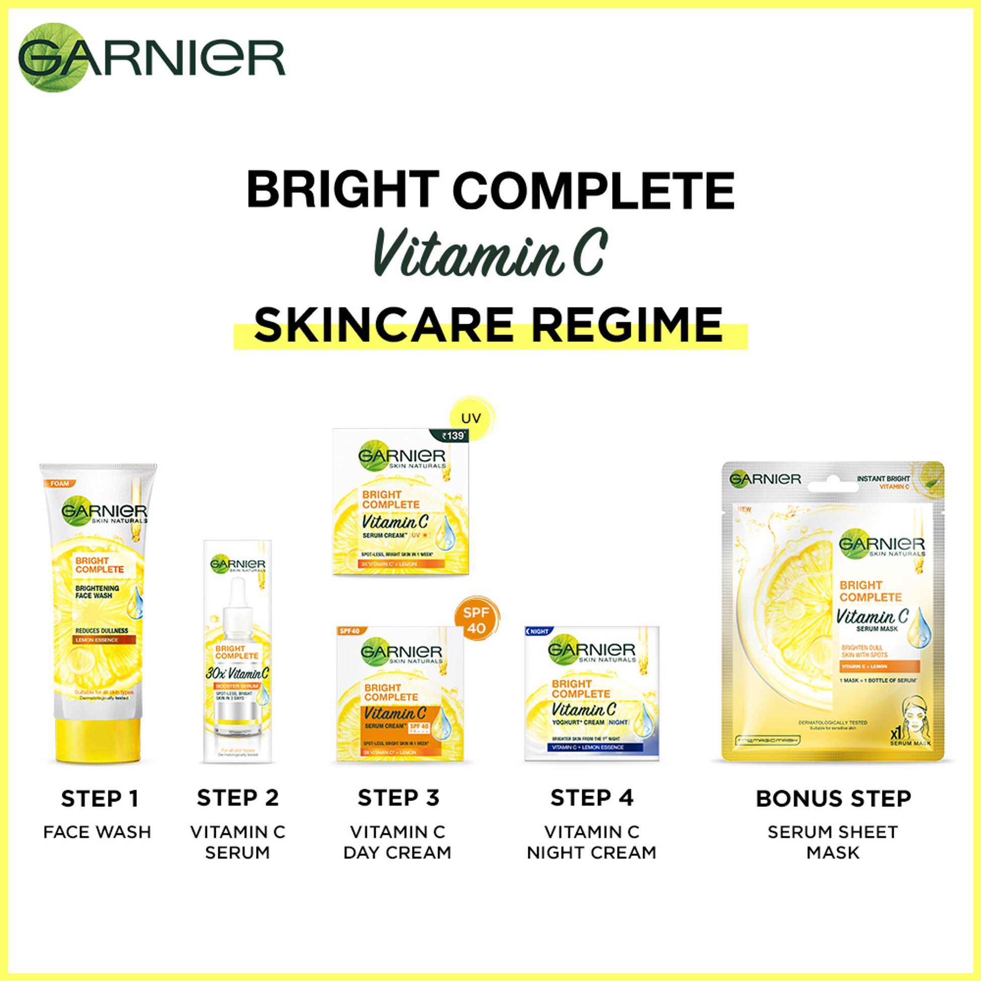 Garnier Skin Naturals Light Complete Night Cream