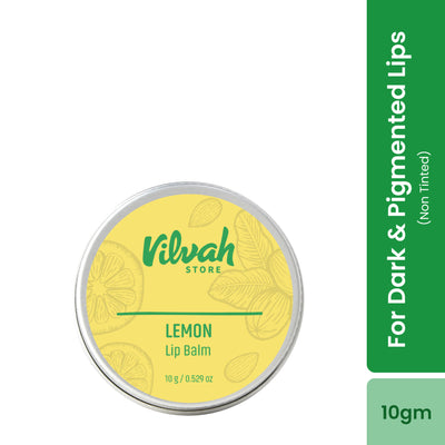 VILVAH Grapefruit Lips Balm for Dry Damaged & Chapped Lips Enriched With Shea Butter & Beeswax - Lemon