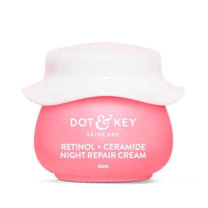 Dot & Key Retinol + Ceramide Sleep Treatment Anti-Ageing Night Cream For Fine Lines & Wrinkles