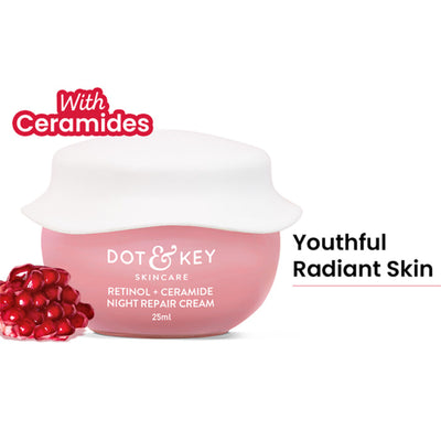 Dot & Key Retinol + Ceramide Sleep Treatment Anti-Ageing Night Cream For Fine Lines & Wrinkles