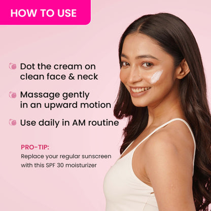 Dot & Key Pomegranate + Peptide Youth Restore Moisturizer SPF 30, With Ceramide