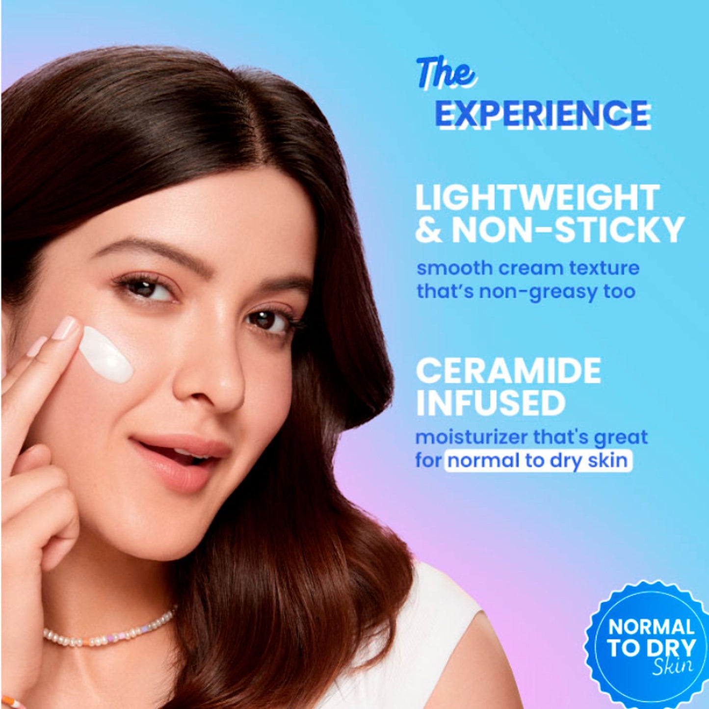 Dot & Key Hyaluronic + Ceramide Barrier Repair Hydrating Face Moisturizer Cream, Normal To Dry Skin