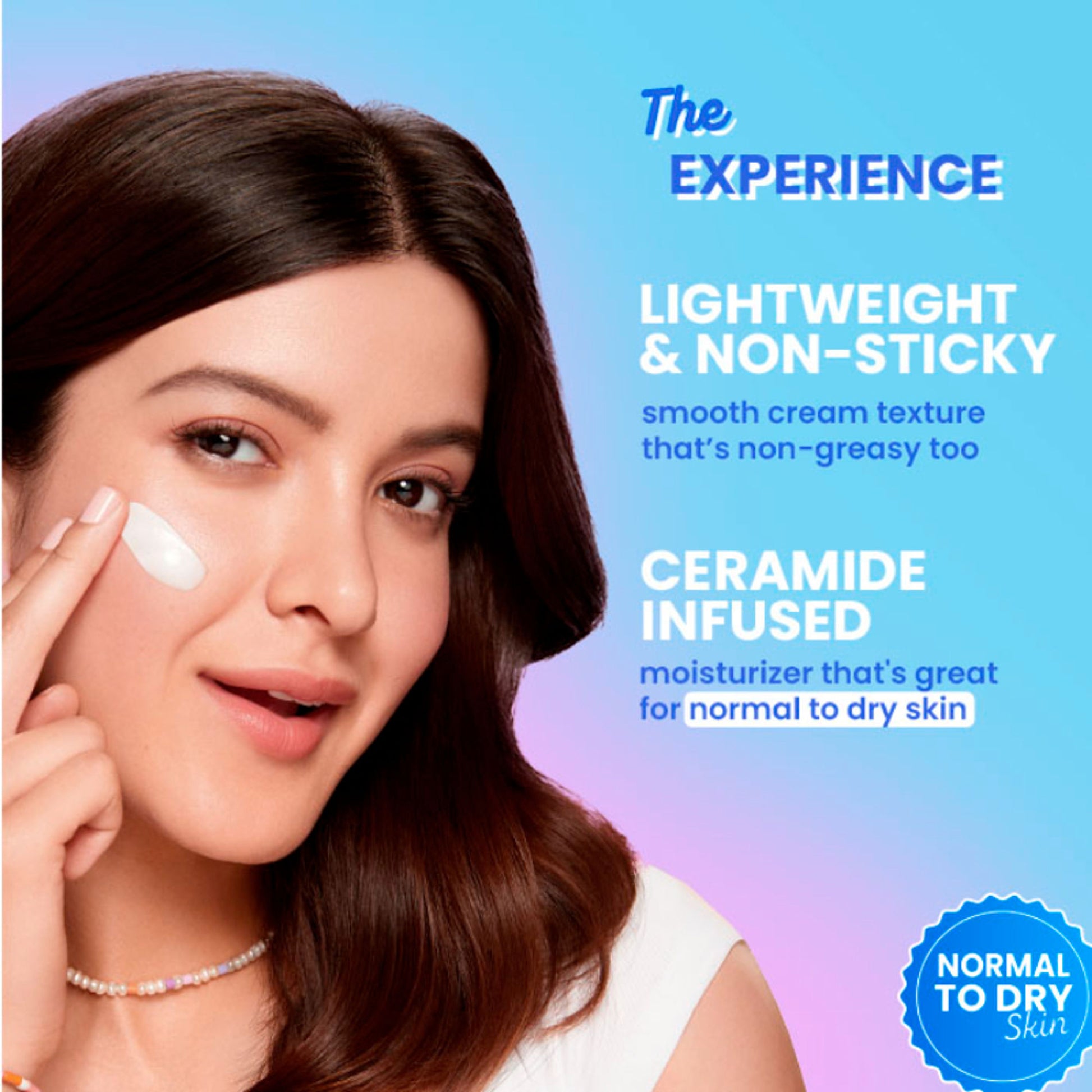 Dot & Key Hyaluronic + Ceramide Barrier Repair Hydrating Face Moisturizer Cream, Normal To Dry Skin