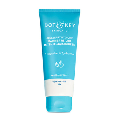 Dot & Key Blueberry Hydrate Barrier Repair Intense Moisturizer, With 5 Ceramides, For Very Dry Skin