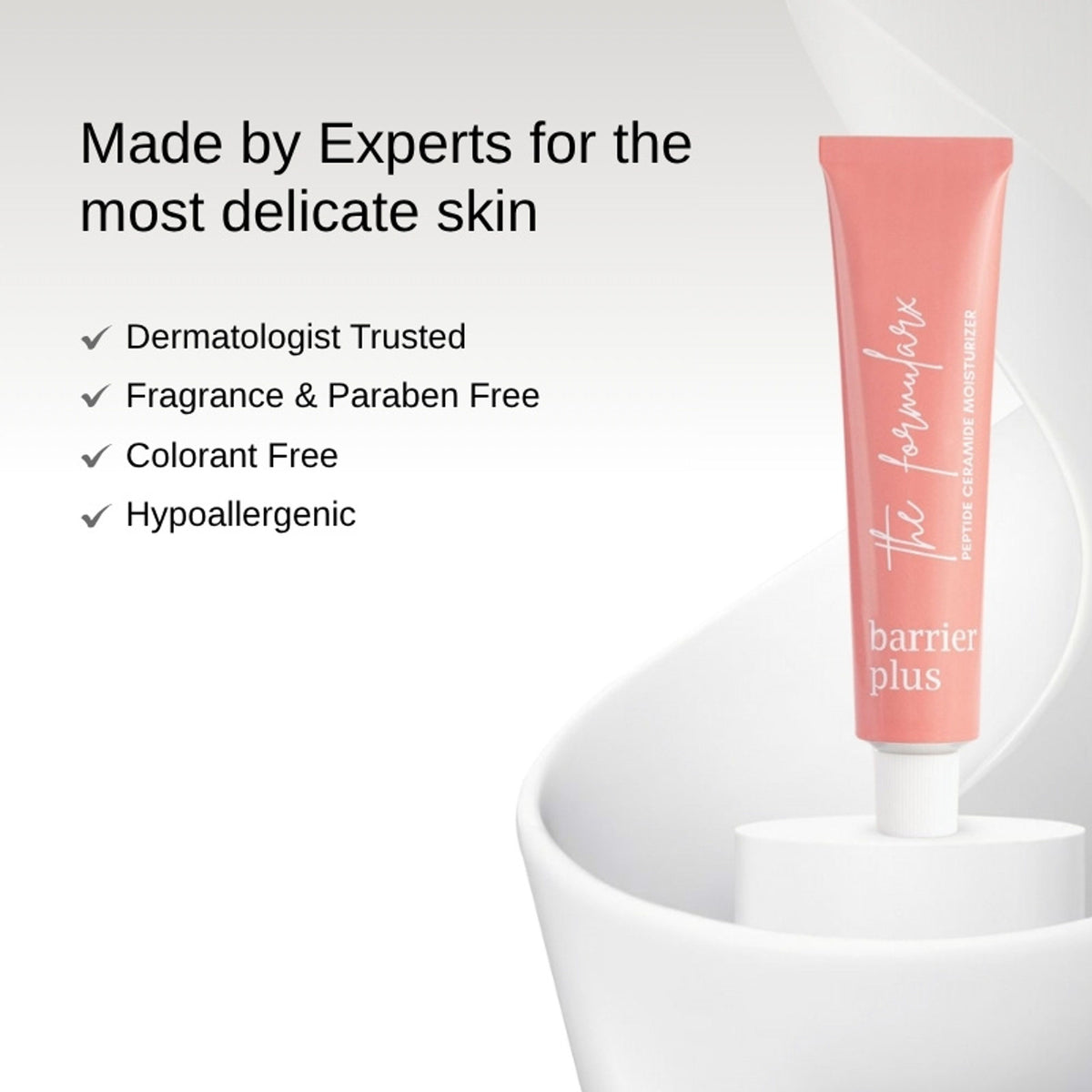 The Formularx Barrier Plus Peptide Ceramide Moisturizer For Dry, Normal, & Sensitive Skin
