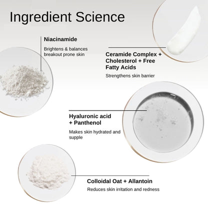 The Formularx Barrier Relief Lightweight Ceramide Moisturizer For Oily, Acne-Prone, Sensitive Skin