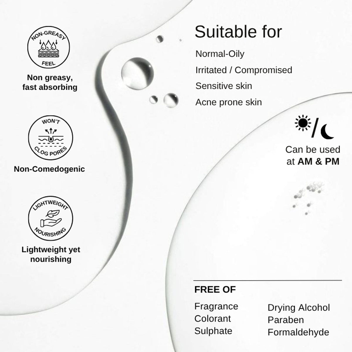 The Formularx Barrier Relief Lightweight Ceramide Moisturizer For Oily, Acne-Prone, Sensitive Skin