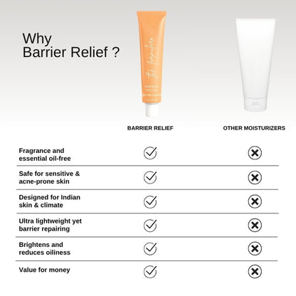 The Formularx Barrier Relief Lightweight Ceramide Moisturizer For Oily, Acne-Prone, Sensitive Skin