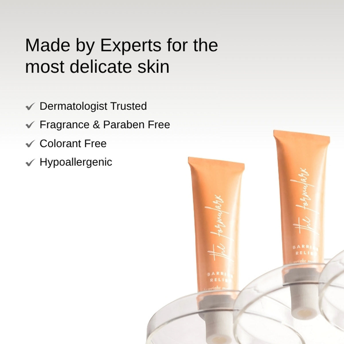 The Formularx Barrier Relief Lightweight Ceramide Moisturizer For Oily, Acne-Prone, Sensitive Skin
