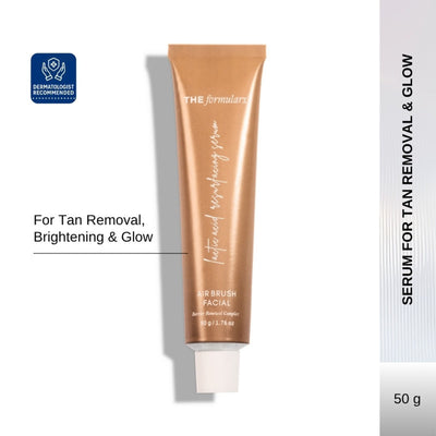 The Formularx Air Brush Facial Lactic Acid Face Serum For Tan Removal, Brightening & Glow