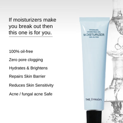 The Formularx Hydraveil Moisturizer With Ectoin & Ceramide For Oily, Acne, & Fungal Acne Prone Skin