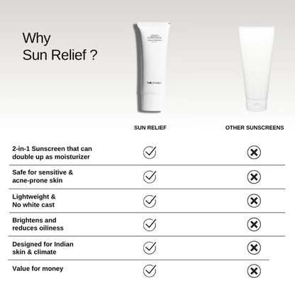 The Formularx Sun Relief Ceramide Silk Tinted Sunscreen SPF 50 PA++++ with Niacinamide & Peptides