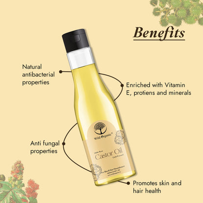 Wild Organic Castor Oil Pure And Natural