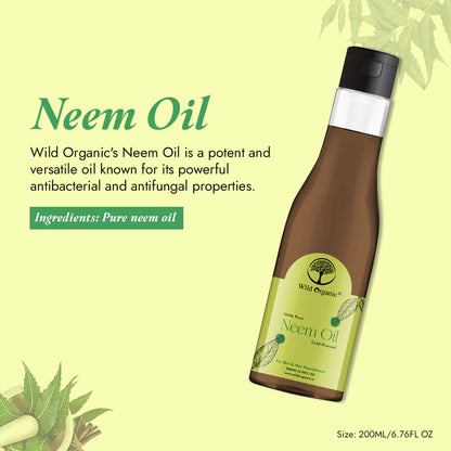 Wild Organic Neem Oil Pure And Natural