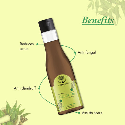 Wild Organic Neem Oil Pure And Natural