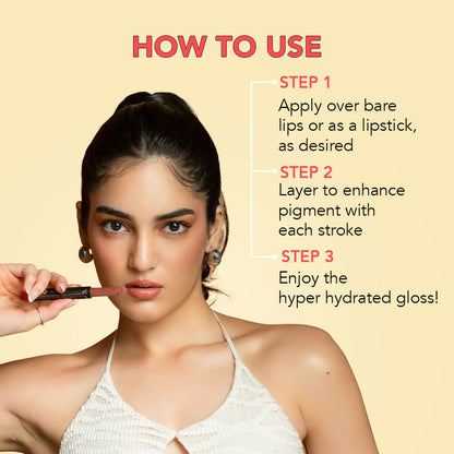 LoveChild By Masaba Gupta Shooting Star Hyper Hydrating Gloss Balm - Cosmic Crush