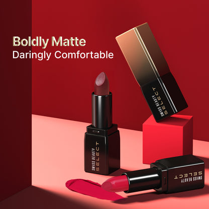 Swiss Beauty Select Dare To Matte Lipstick - 8 Toasted Brown