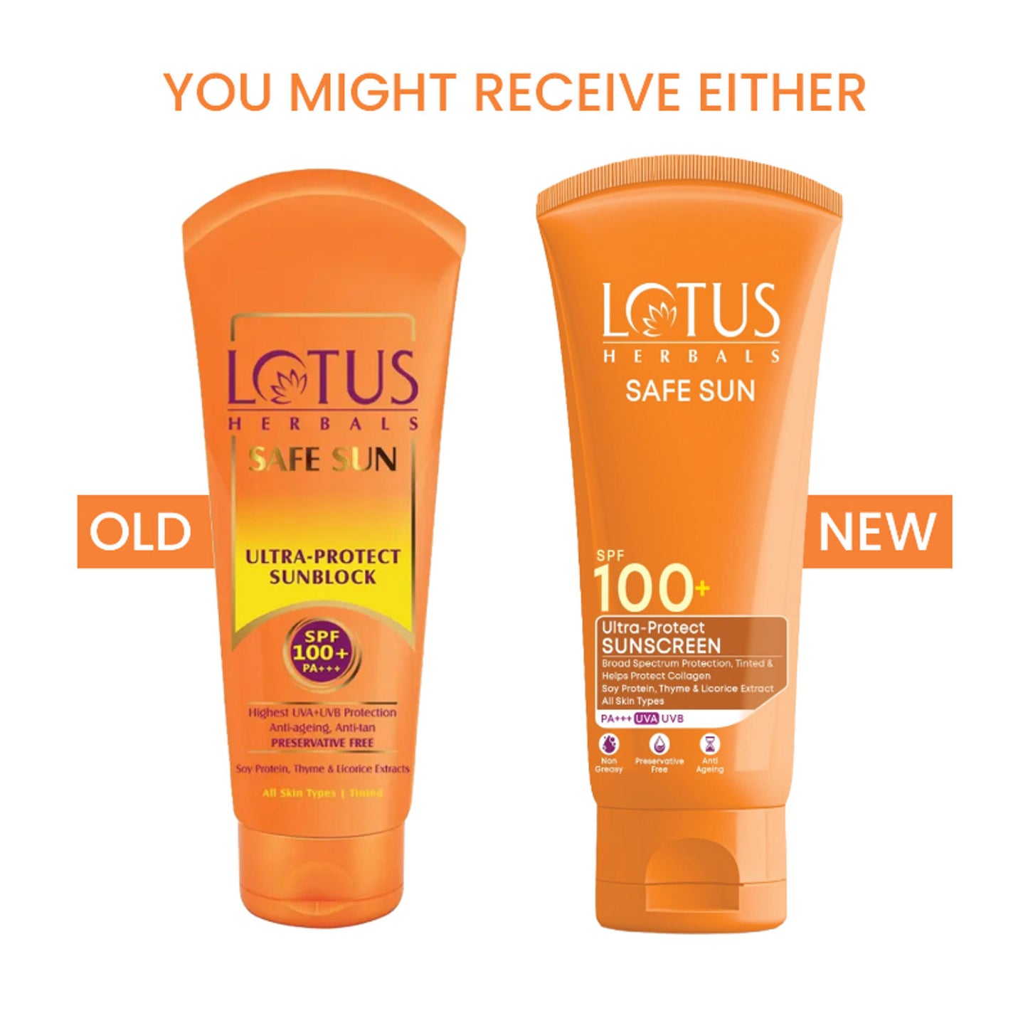 Lotus Herbals SafeSun Ultra-Protect Sunscreen PF 100+ PA+++, Tinted, Anti-Ageing, For All Skin Types