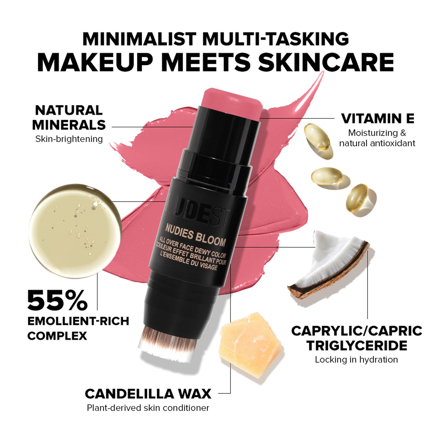 Nudestix Nudies Bloom All Over Dewy Color - Cherry Blossom Babe